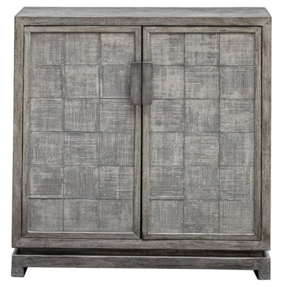 Uttermost Hamadi Distressed Gray 2 Door Cabinet 25444 - 25444