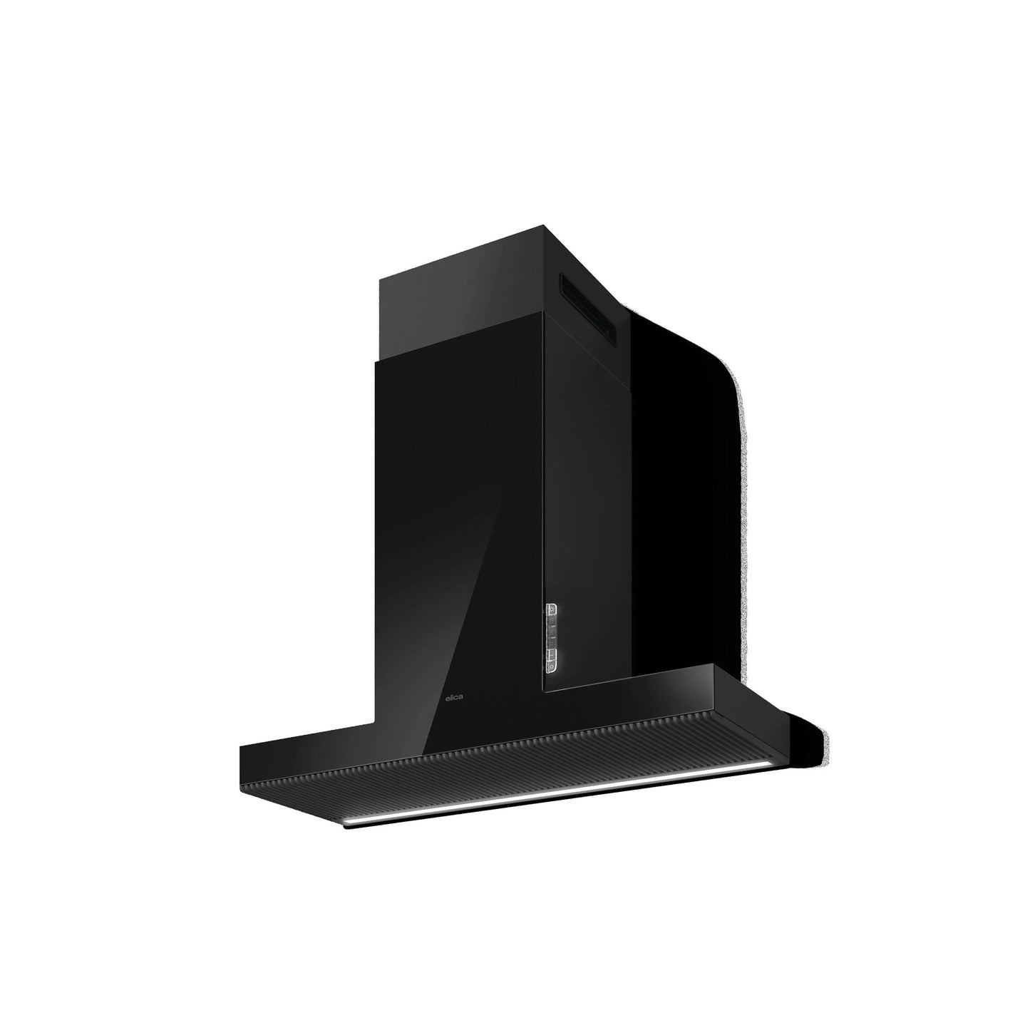 ELICA EHK636BL HAIKU Wall Mount Range Hood 36" wide - 600CFM Black in Stainless Steel - EHK636BL