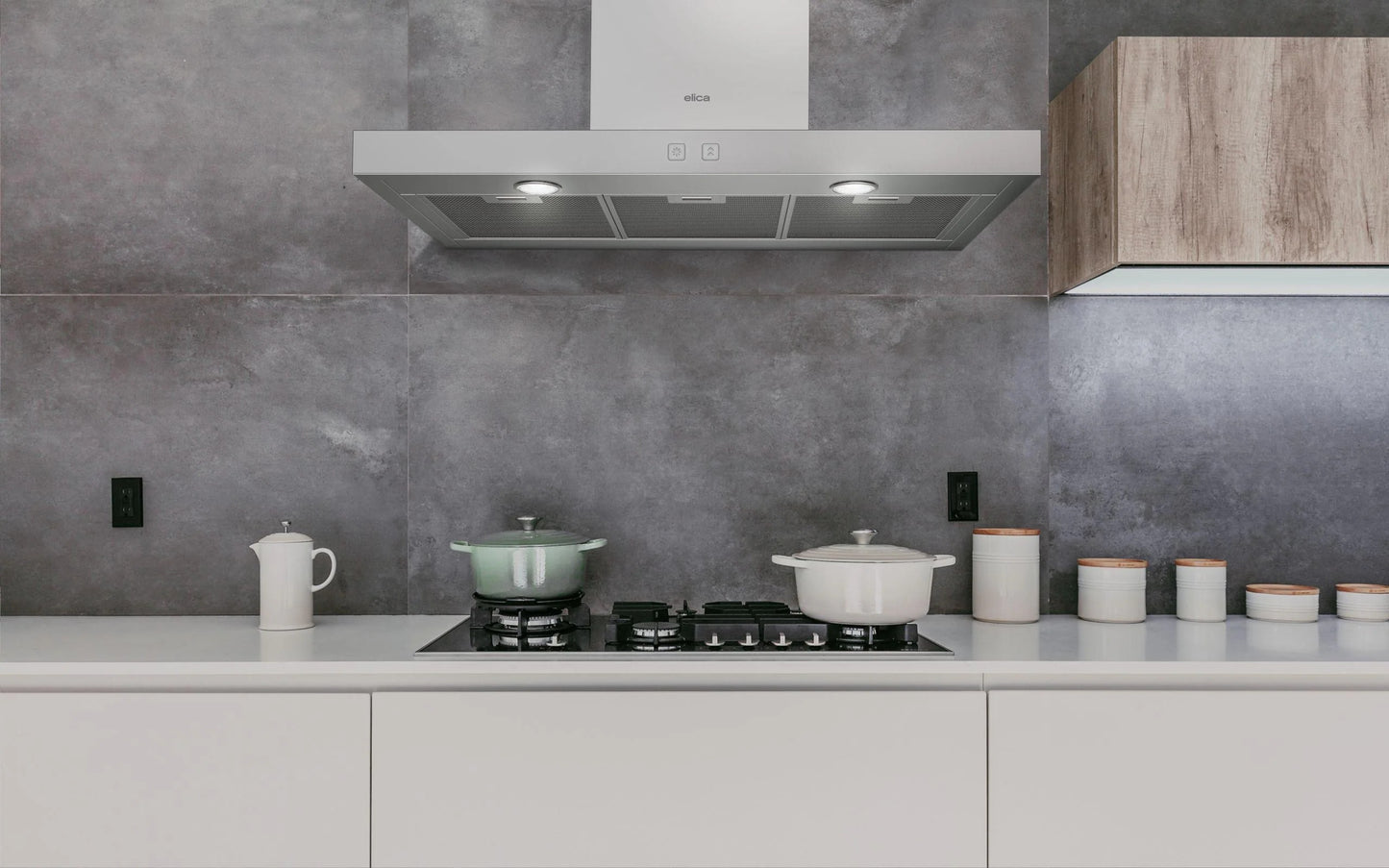 ELICA ETB430S3 TOBLINO Wall Mount Range Hood 30" wide - 400CFM in Stainless Steel - ETB430S3