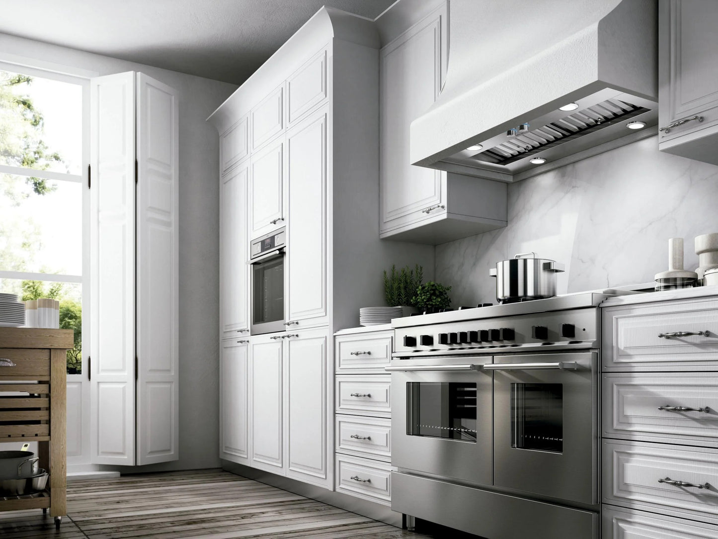 ELICA EAR146S4 AREZZO Insert Range Hood 46 1/2 wide - 1200CFM in Stainless Steel - EAR146S4