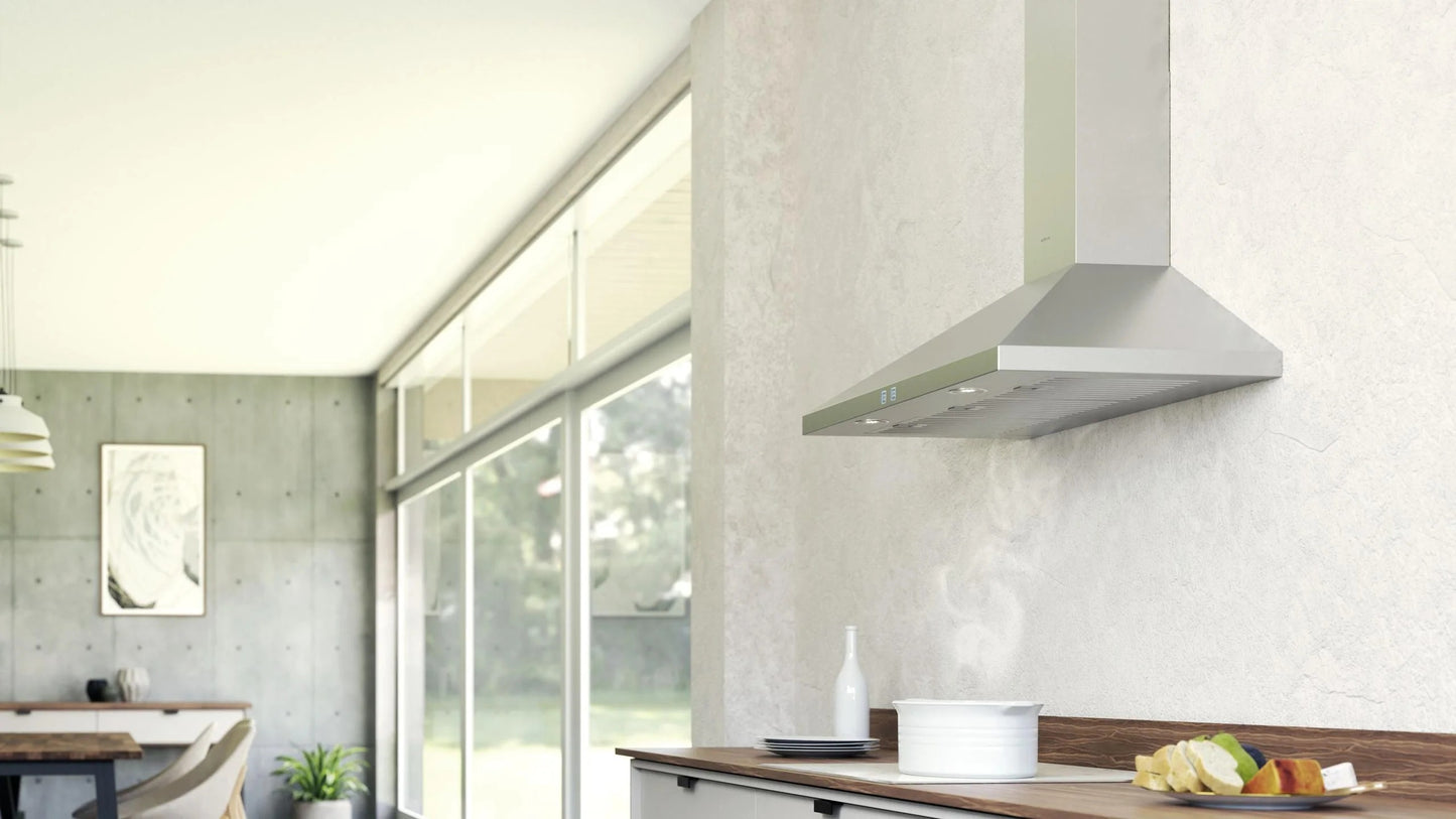 ELICA EBS636SS BOLSENA Wall Mount Range Hood 36" wide - 600CFM in Stainless Steel - EBS636SS