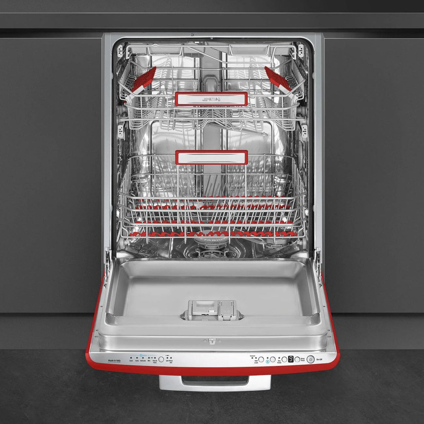 SMEG STU2FABRD2 Dishwashers Red STU2FABRD2 - STU2FABRD2