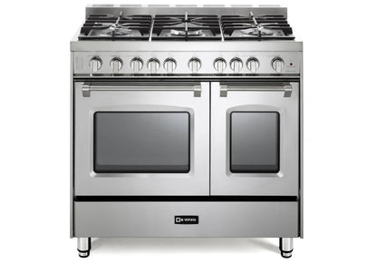 SIGNATURE KITCHEN SUITE SKSGR360GS 36-inch Gas Pro Range with 4 Burners and Griddle - SKSGR360GS