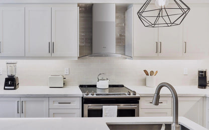 ELICA EPT436S3 POTENZA Wall Mount Range Hood 36" wide - 400CFM in Stainless Steel - EPT436S3