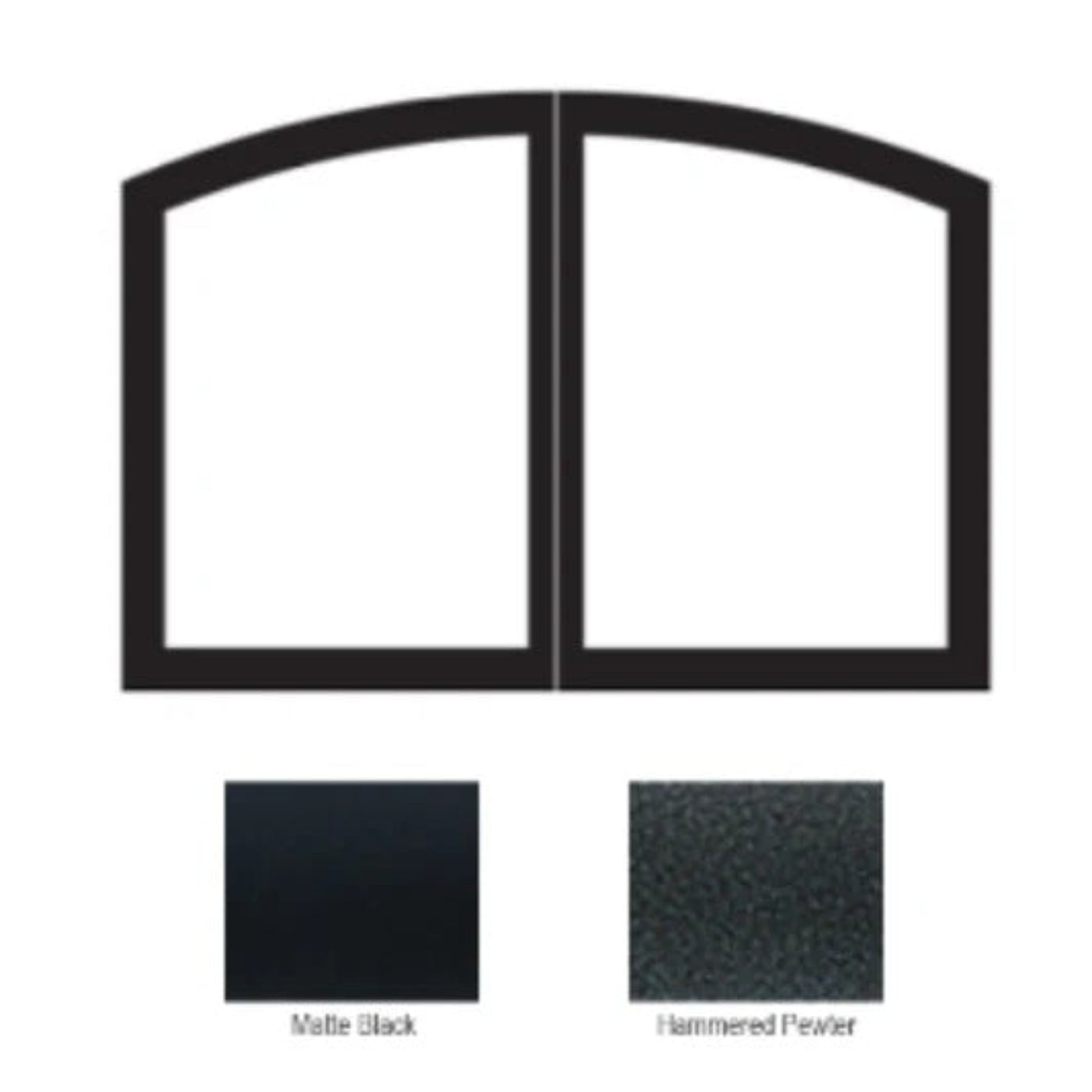 Empire Door Options for Empire Vail Premium 36" - VFR36SCBL
