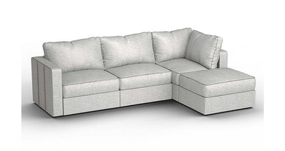 Lovesac – 4 Seats + 5 Sides Luxe Chenille & Lovesoft – Tonal Sterling - BB6484117