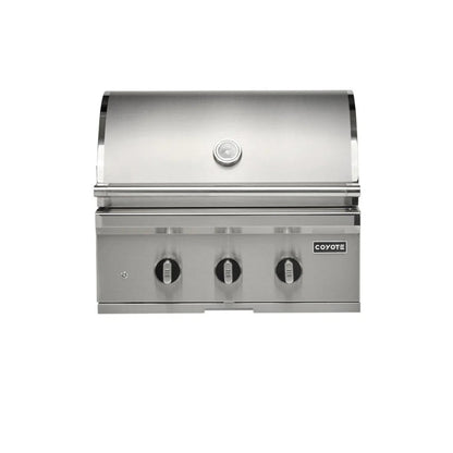 Coyote SL-Series 30" Built-In Grill with Sear Zone & Rotisserie - C3SL30g