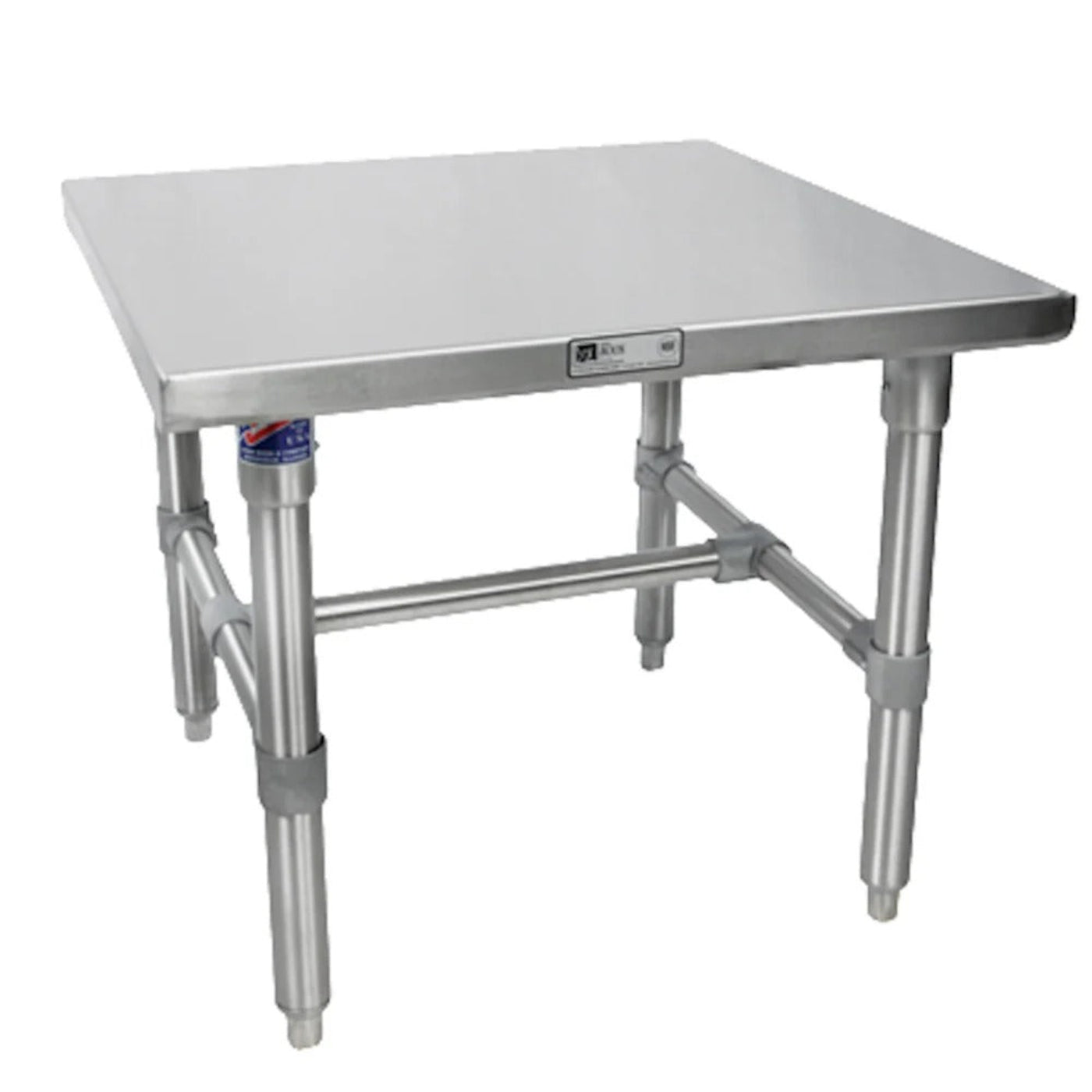 John Boos S16MS05 Open Base 30" W x 30" D Equipment Stand for Mixer and Slicer - S16MS05
