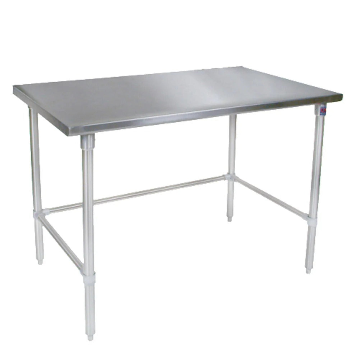 John Boos ST6-2460GBK 60" W x 24" D Work Table with Stainless Steel Top - ST6-2460GBK