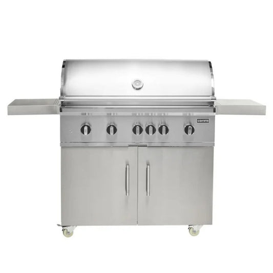 Coyote SL-Series 42" Grill on Cart with Sear Zone & Rotisserie - C3SL42+C3S42CT