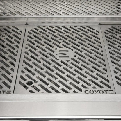 Coyote SL-Series 42" Grill on Cart with Sear Zone & Rotisserie - C3SL42+C3S42CT