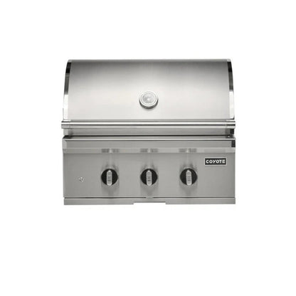 Coyote SL-Series 30" Built-In Grill with Sear Zone & Rotisserie - C3SL30g