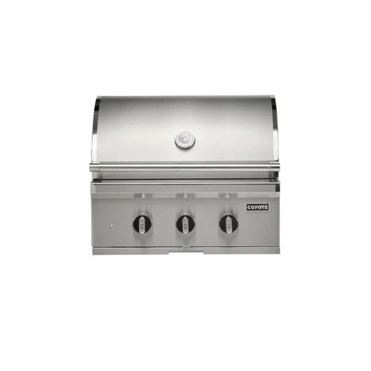 Coyote SL-Series 30" Built-In Grill with Sear Zone & Rotisserie - C3SL30g