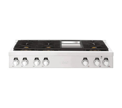 SIGNATURE KITCHEN SUITE SKSRT480GS 48-inch Gas Pro Rangetop 6 Burners and Griddle - SKSRT480GS