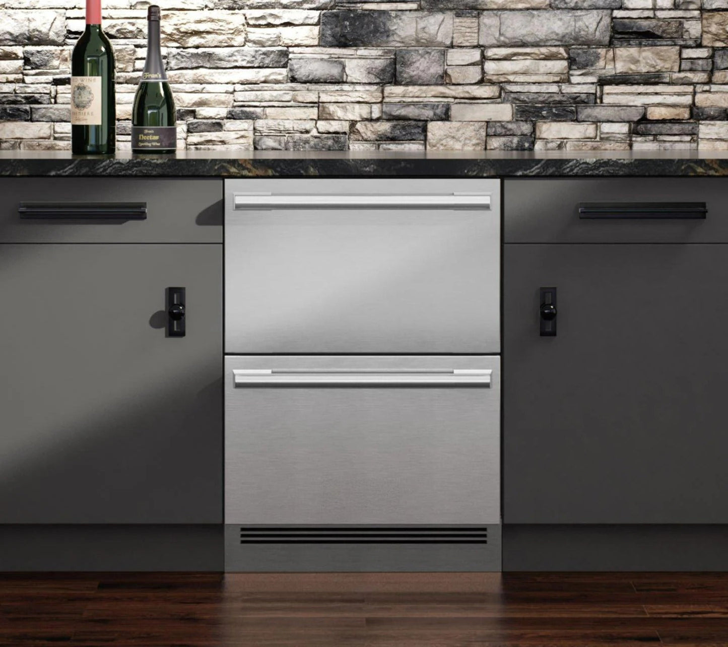 SIGNATURE KITCHEN SUITE SKSUD2402P 24-inch Undercounter Convertible Refrig - SKSUD2402Perator/Freezer Drawers