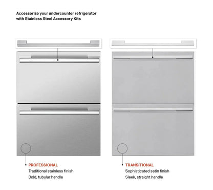 SIGNATURE KITCHEN SUITE SKSUD2402P 24-inch Undercounter Convertible Refrig - SKSUD2402Perator/Freezer Drawers