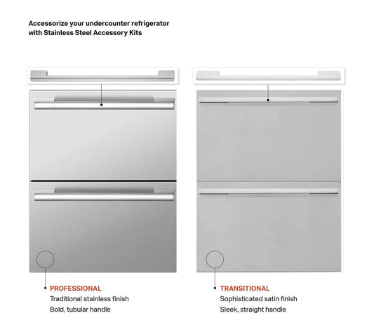 SIGNATURE KITCHEN SUITE SKSUD2402P 24-inch Undercounter Convertible Refrig - SKSUD2402Perator/Freezer Drawers