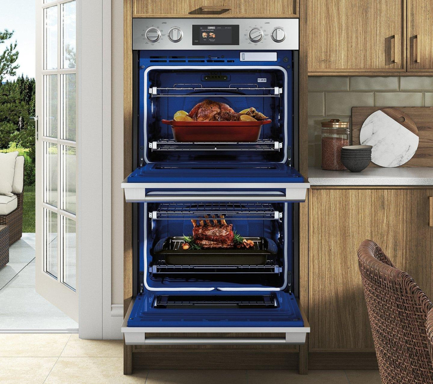 SIGNATURE KITCHEN SUITE SKSDV3002S 30-inch Double Wall Oven with Steam-Combi - SKSDV3002S