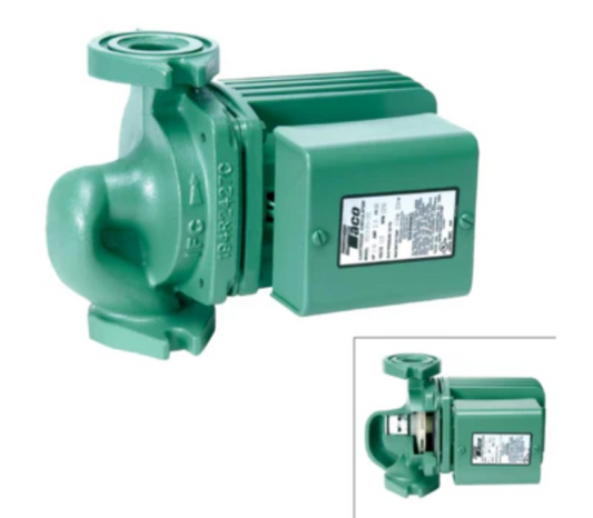 TACO 0013F3-IFC 00 Series 115 V 1/6 HP Cartridge Circulator Pump with Integral Flow Check - 0013F3-IFC