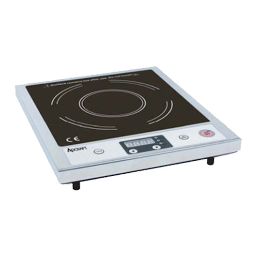 Adcraft IND-A120V Single Countertop Slim Design Induction Range with Digital Controls - 120 Volts