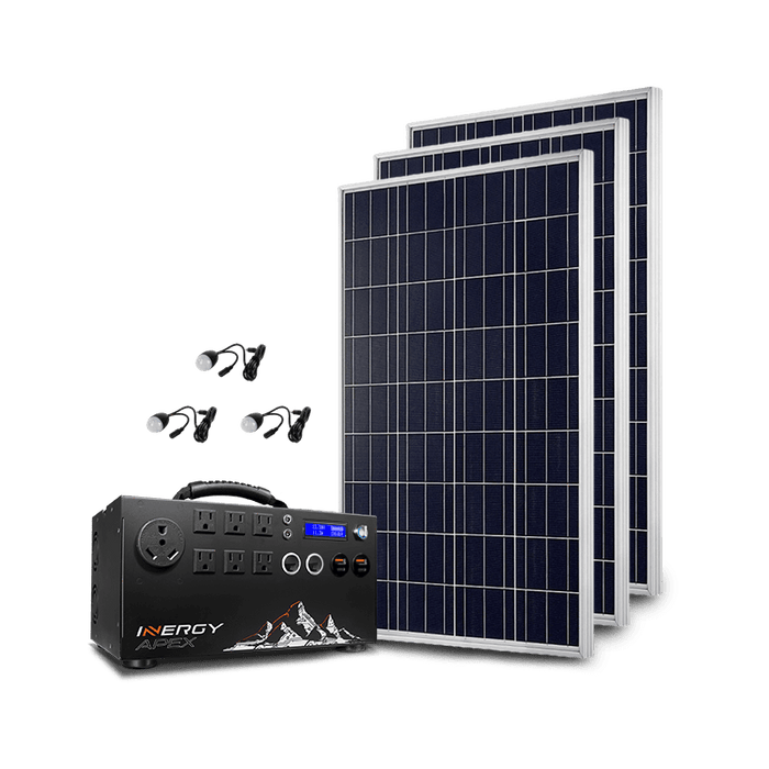 Inergy APEX Silver Kit - 3 x Storm Solar Panels + Free Shipping & Installation Guide