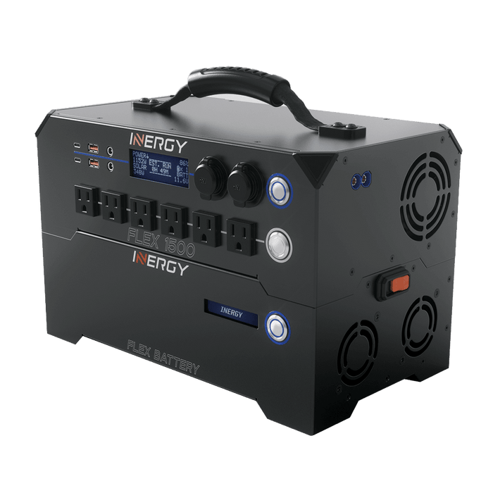 Inergy FLEX 1500 Portable Power Station | Modular Solar Generator - INERGYFLEX