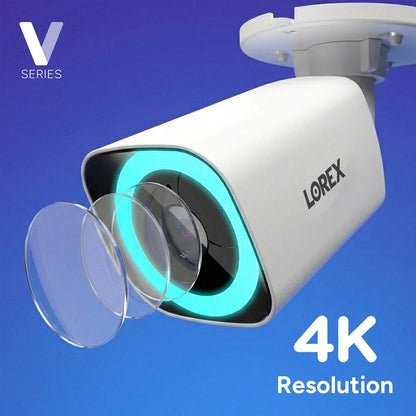 Lorex Connect V Series 4K 8-Channel Wired NVR System with V5 4K PoE Bullet Cameras - 1TB (Cables not included) SKU: CN502V5-BW2-8CH1T