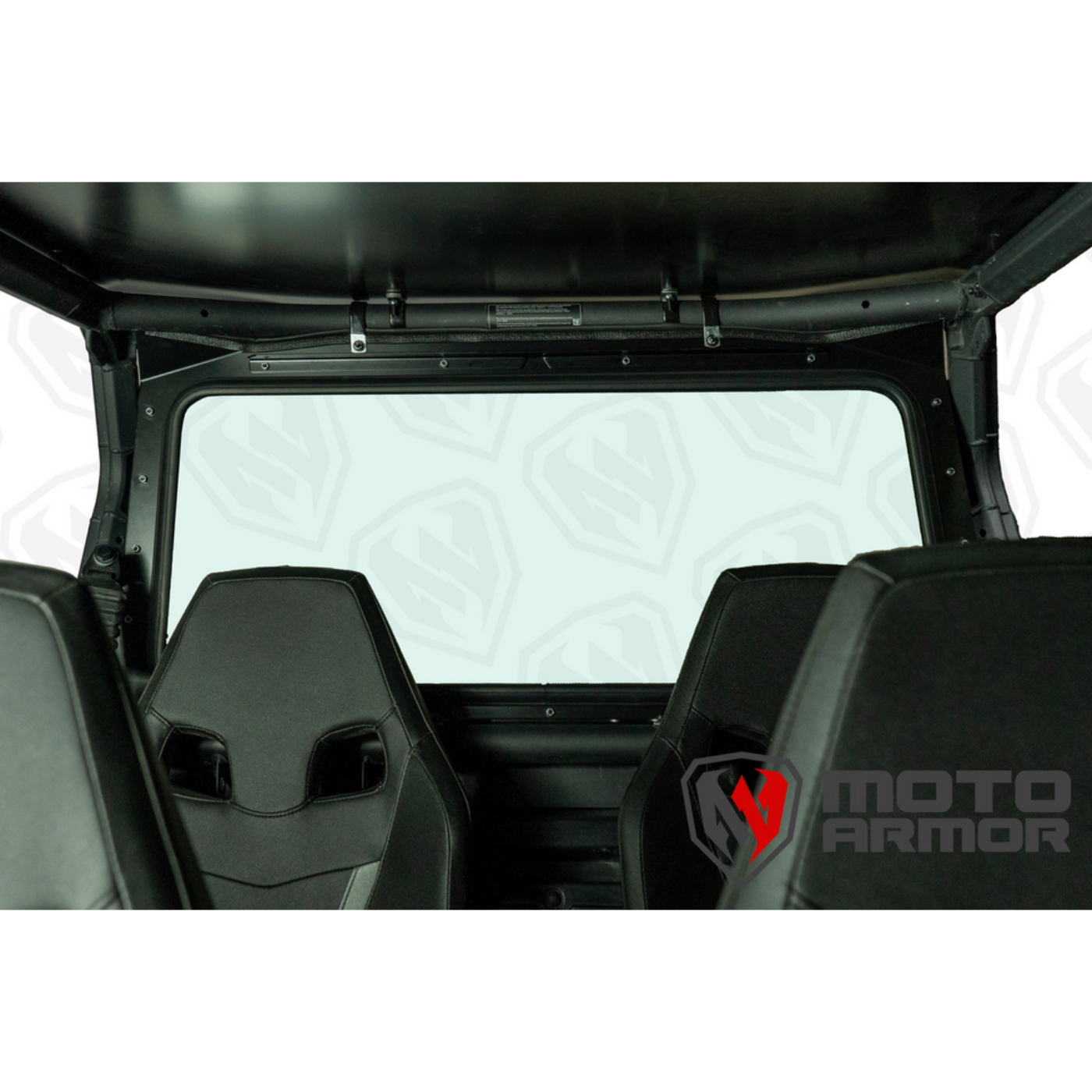 Moto Armor Can Am Commander / Maverick Rear Glass Windshield - MA-COM-RR-GLS