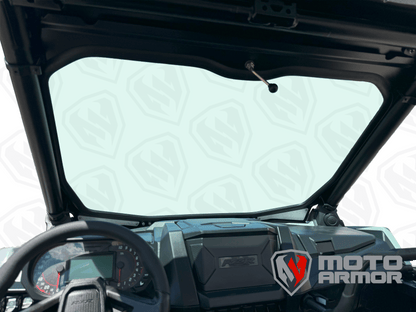 Moto Armor Polaris RZR Pro Max Visibility Full Glass Windshield - MA-RZPRO-MAX-WS-GLS-BLK-Y