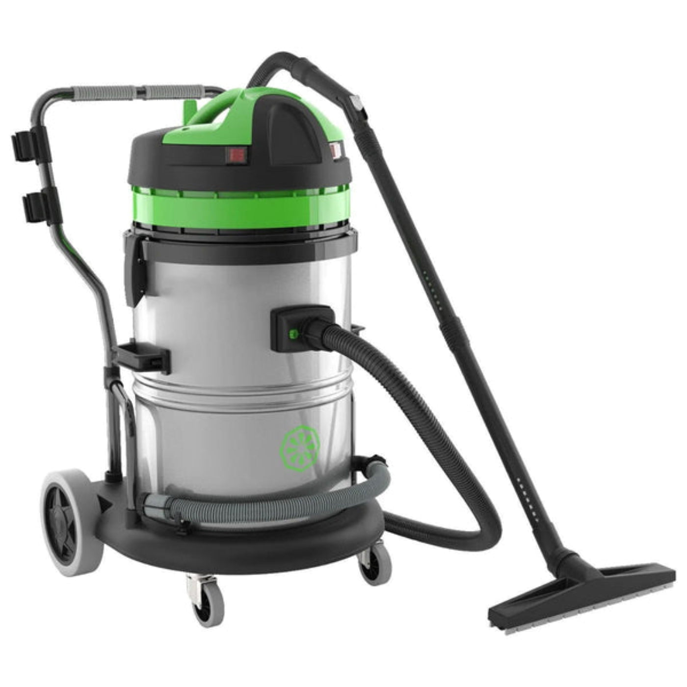 IPC Eagle Auto Discharge Wet Vacuum (Steel Tank) w/ Cart - 16 Gallons - EAG-GS162-AD