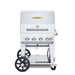 Crown Verity CV-MCB-30RDP 30" Mobile BBQ Grill with Roll Dome Package - Liquid Propane - MCB-30RDP-LP