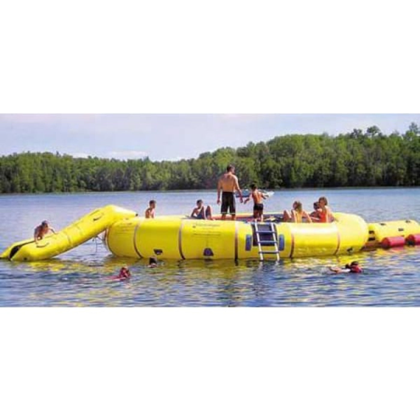 Island Hopper 25' Giant Jump Water Trampoline - 25'PVCTUBE