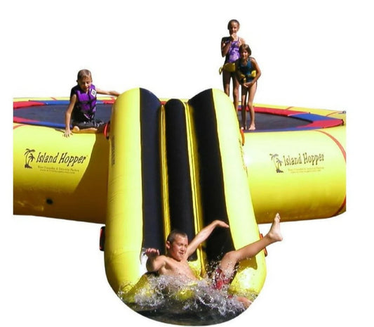 Island Hopper Bounce N Slide Water Attachment for Water Trampoline & Bouncer - PVCSLIDE
