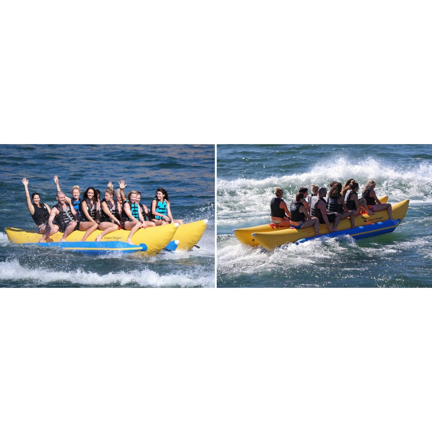 Island Hopper Elite Class Commercial Banana Boat 10 Passenger - PVC-10-SBS