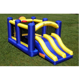 Island Hopper Racing Slide & Slam Recreational Bounce House - RACSLDSLM