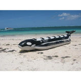 Island Hopper Whale Ride Banana Style Water Sled 6 Passenger in-line - PVC-6-WR