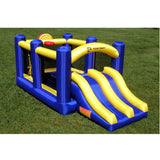 Island Hopper Racing Slide and Slam Bounce House - RACSLDSLM