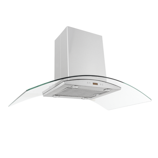 Proline PLFI 544 - Ducted Island Range Hood, 600 CFM | Stainless Steel Finish - PLFI 544.30