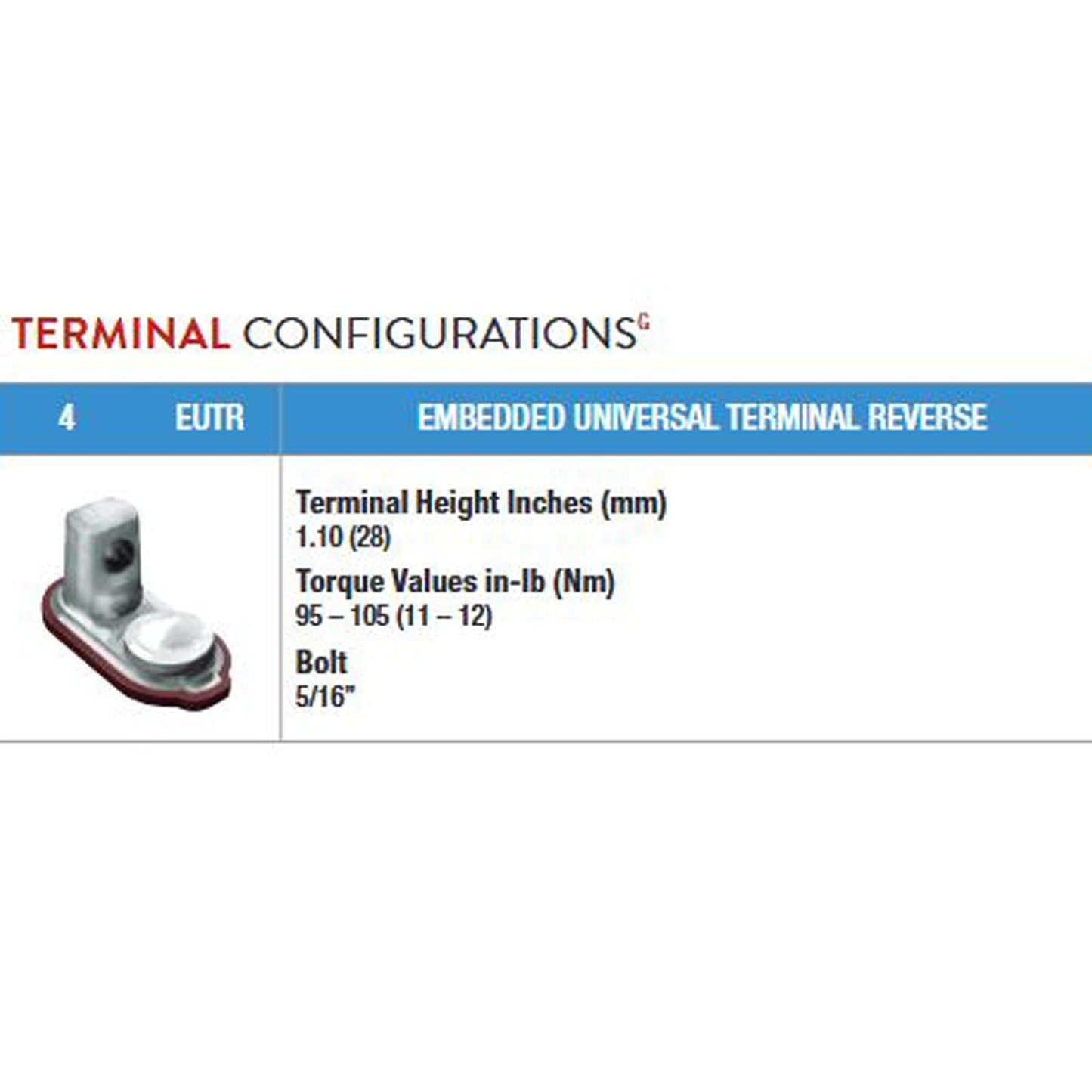 Trojan Motive J305G-AC 6V 315Ah Flooded Lead Acid Deep Cycle Battery