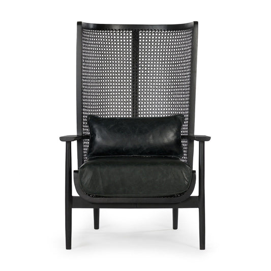 Union Home Wingman Lounge Chair - Black  - LVR00206