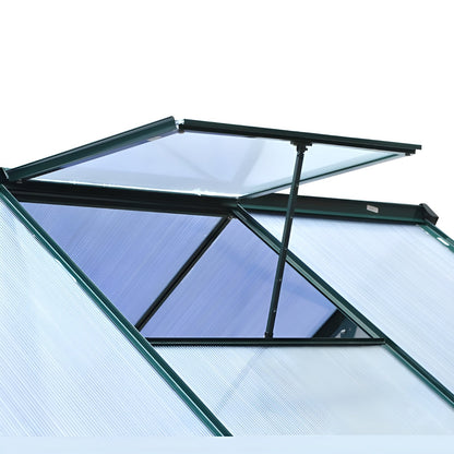 Outsunny 6' x 6' x 7' Polycarbonate Portable Walk-In Garden Greenhouse - 845-058