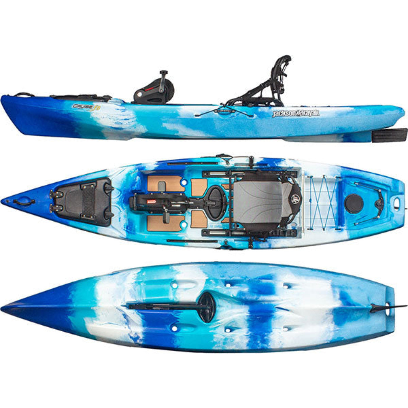 Torqeedo Jackson Cruise FD Fishing Kayak - CRFD121CLOUDNINE_24
