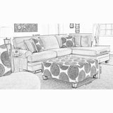 Jamba Chocolate RAF Sectional - JAMBACHOCOLATE-SEC