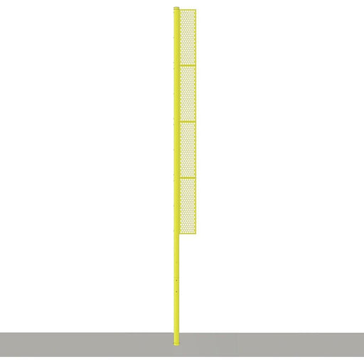 Jaypro Baseball Foul Poles - Professional 30' - Surface Mount Yellow - BBFP-30SM