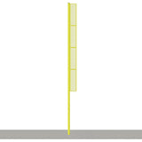 Jaypro Baseball Foul Poles - Professional 30' - Surface Mount Yellow - BBFP-30SM