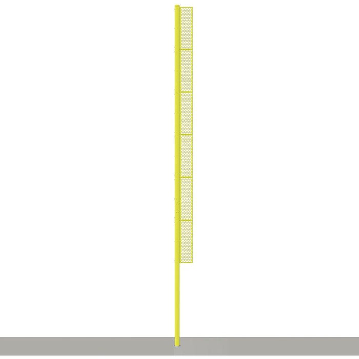 Jaypro Baseball Foul Poles - Professional 40' - Surface Mount Yellow - BBFP-40SM