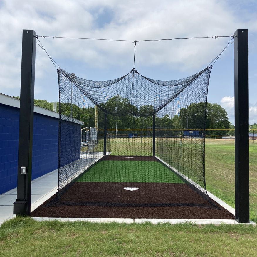 Jaypro Batting Cage Tunnel - Mega Outdoor - 70' - Single - MPCTF-70S