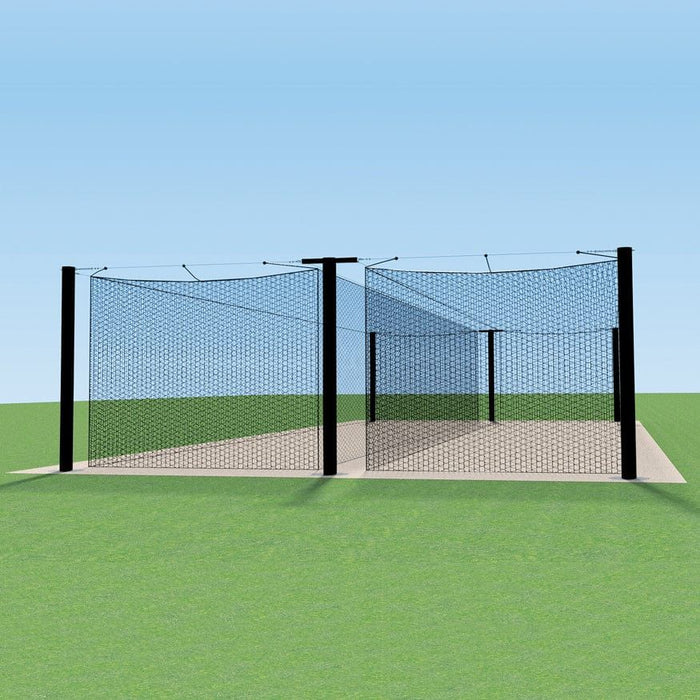 Jaypro Batting Cage Tunnel - Mega Outdoor - 70' - Tandem - MPCTF-70D