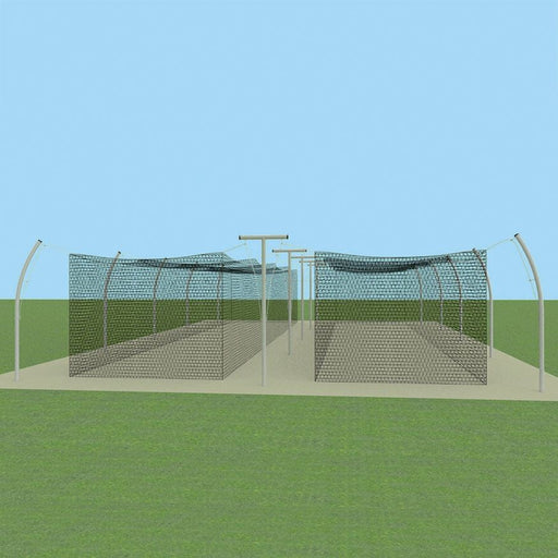 Jaypro Batting Tunnel Frame - Professional Outdoor 55' - Tandem - PROTF-55T