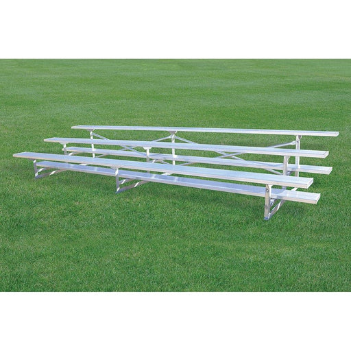 Jaypro Bleacher - 15' 3 Row - Single Foot Plank - All Aluminum - BLCH-3AL